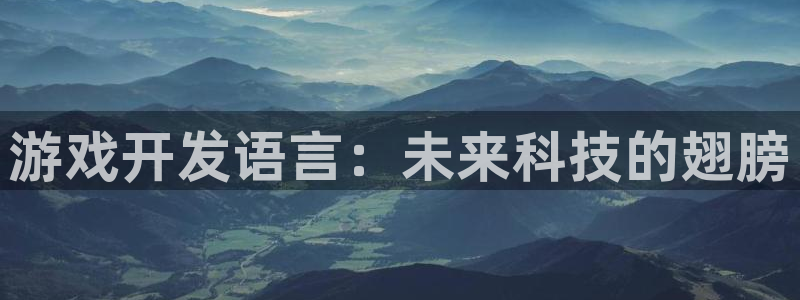 恩佐娱乐：游戏开发语言：未来科技的翅膀